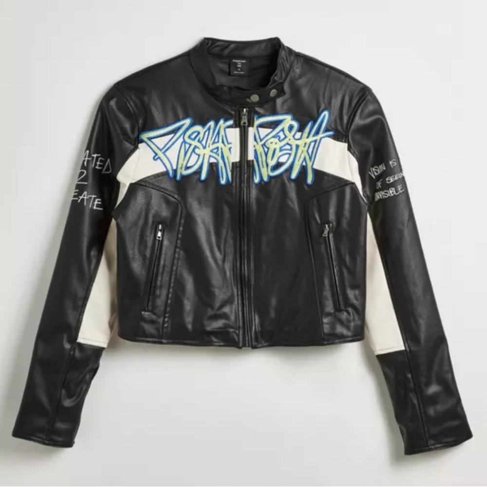 PISHPOSH UO Exclusive Moto Jacket size Large